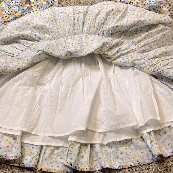 🆕 AGUA by Agua Bendita Flor La Lania Lila Multicolor Babydoll Dress Pastel - Picture 9 of 14